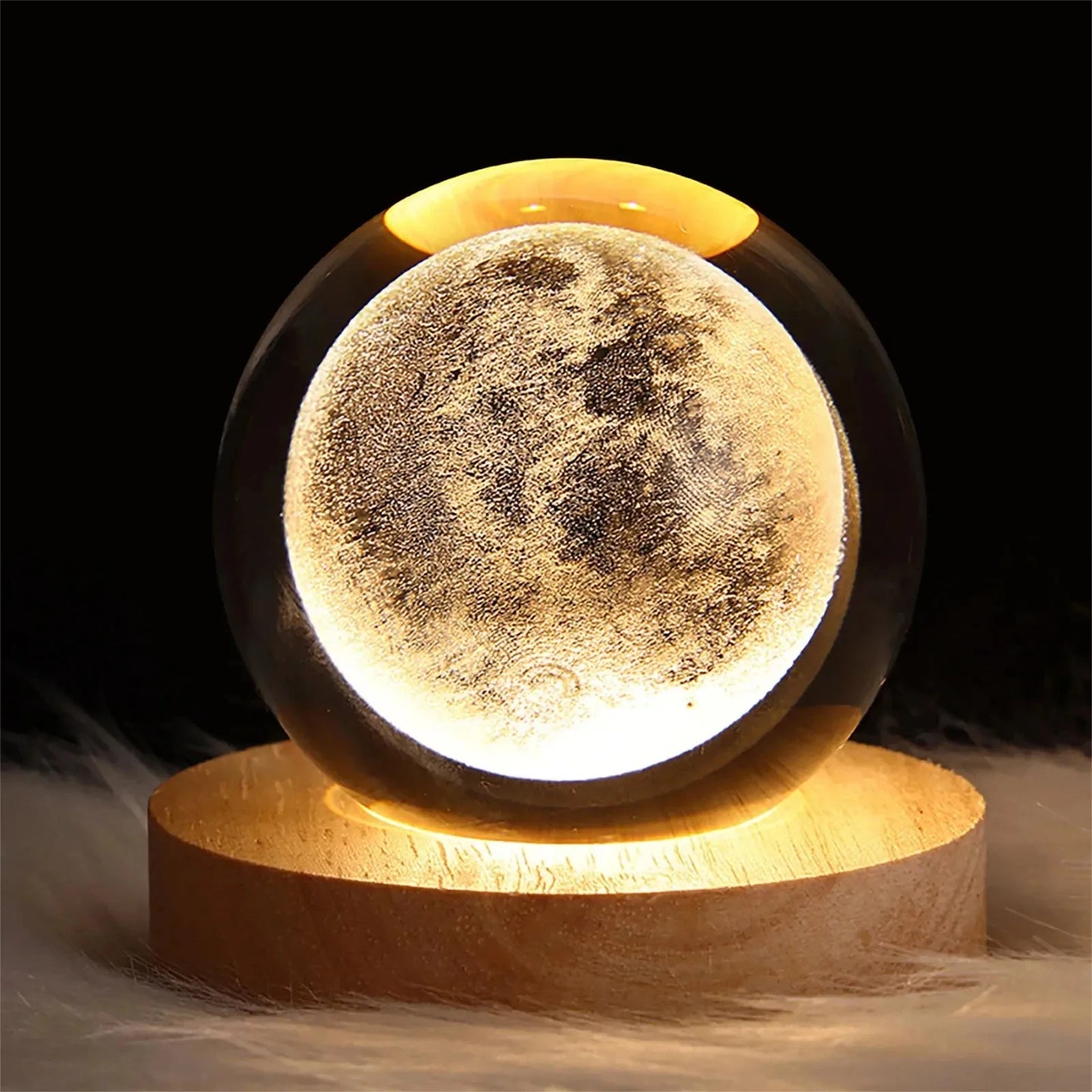 Lampe galaxie et planètes 3D